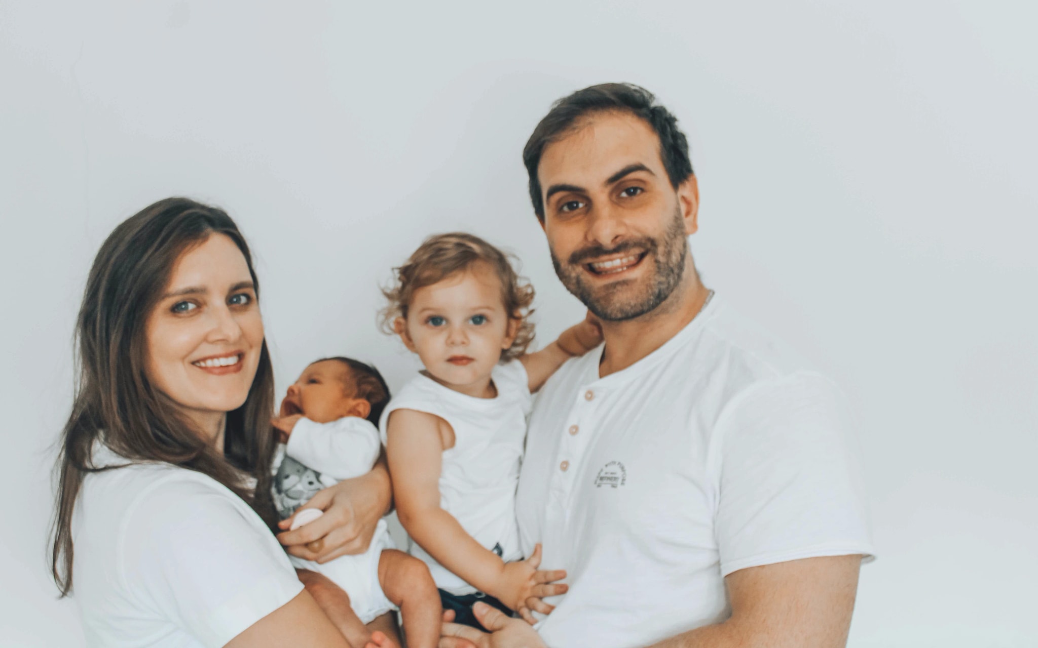 Miguel, Raquel, Kainos, and Kinley from the Baby Bee Blossom family