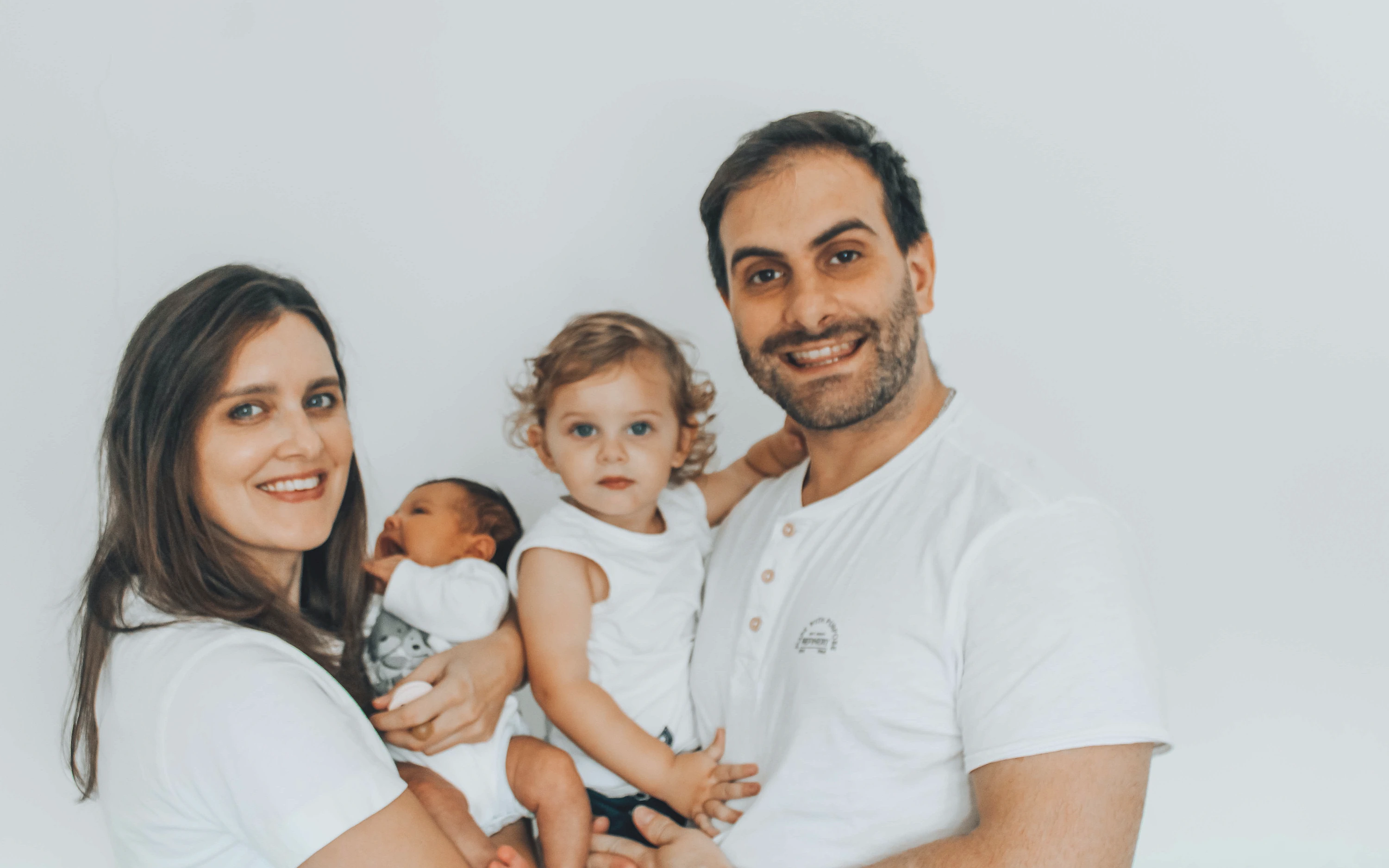 Miguel, Raquel, Kainos, and Kinley from the Baby Bee Blossom family